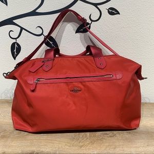 NWOT Coach Nylon Weekender Bag